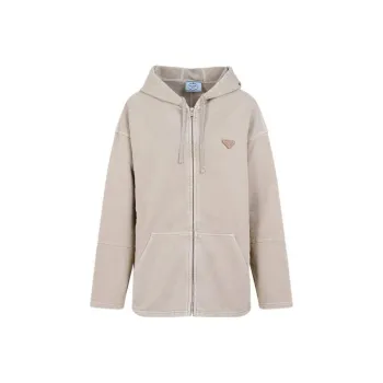 PRADA Jackets Coats Women's Light Gray