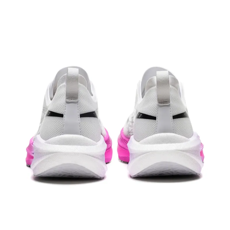 Dynamic Power Running Shoes Unisex Low Top White Purple-3