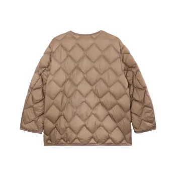 UNIQLO Down Jacket Women's Milk Tea Brown