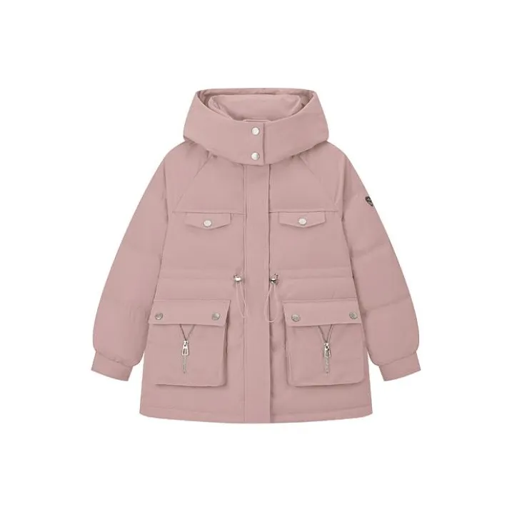 Skechers Down Jacket Women's Dark Dusty Pink-0