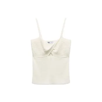 ZARA Camisoles Women's White