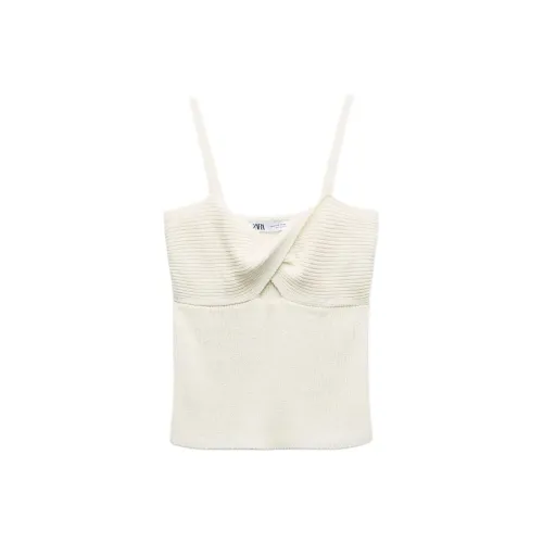 ZARA Camisoles Women's White