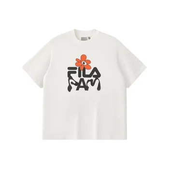 FILA FUSION T Shirt Women's Brown White WT
