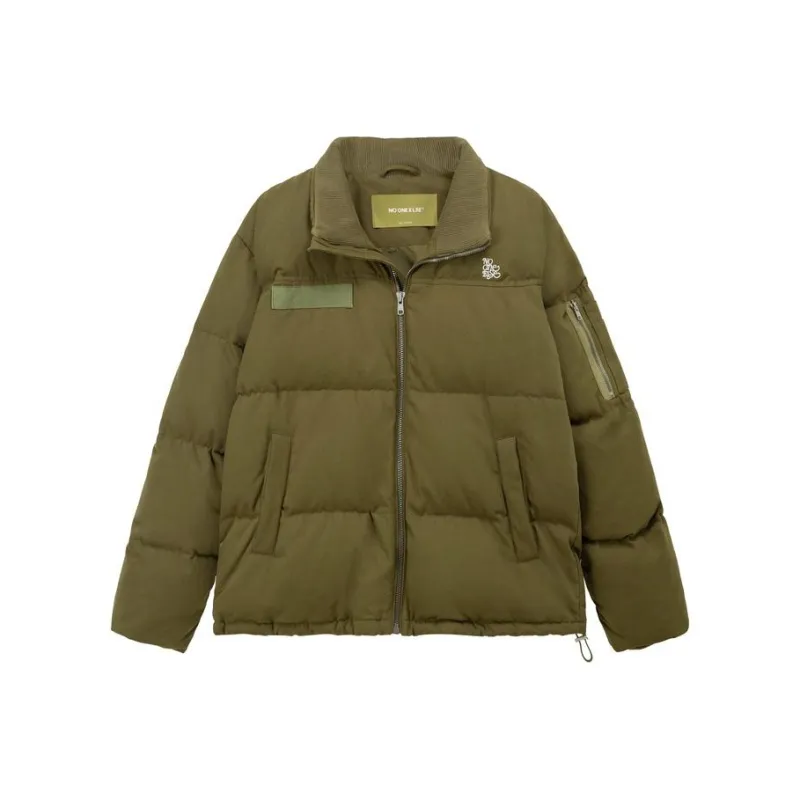 NO ONE ELSE Down Jacket Unisex Mustard Green-0