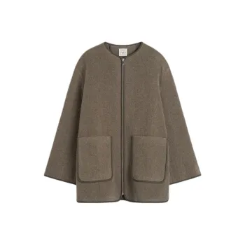 TOTEME Pocket Detailed Zip Up Jacket