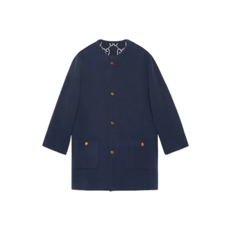 GUCCI Reversible Gg Jacquard Cardigan-0