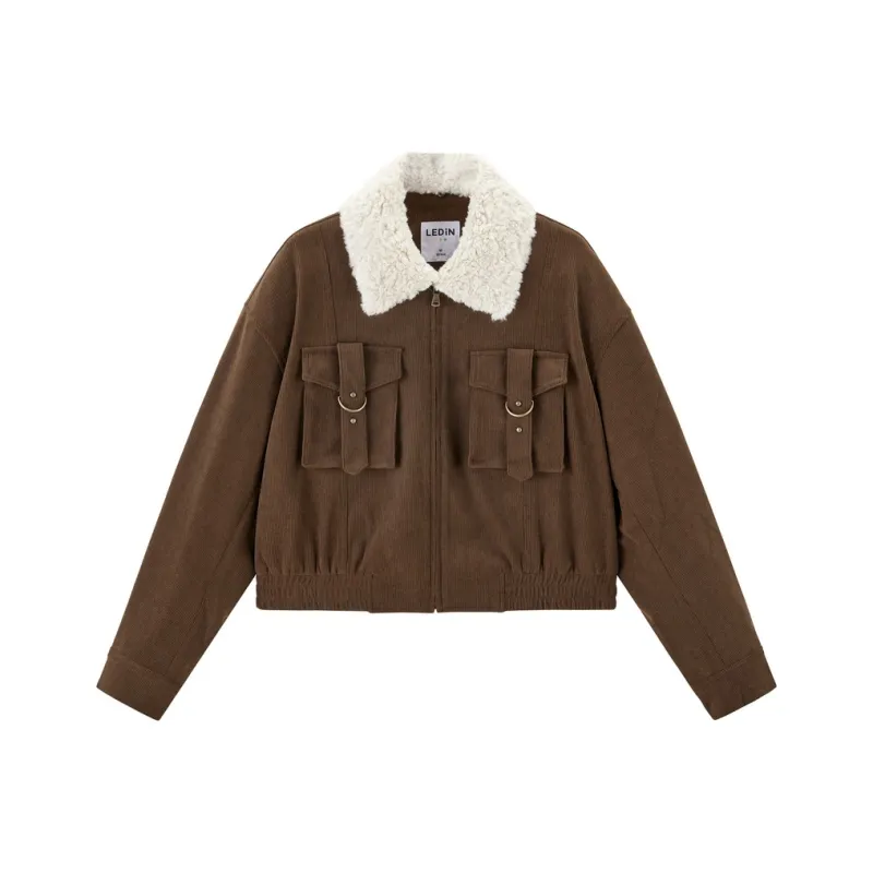 LEDIN Jacket Women's Chocolate Brown-0