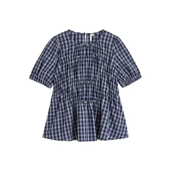 Inman Shirts Women's Navy Blue