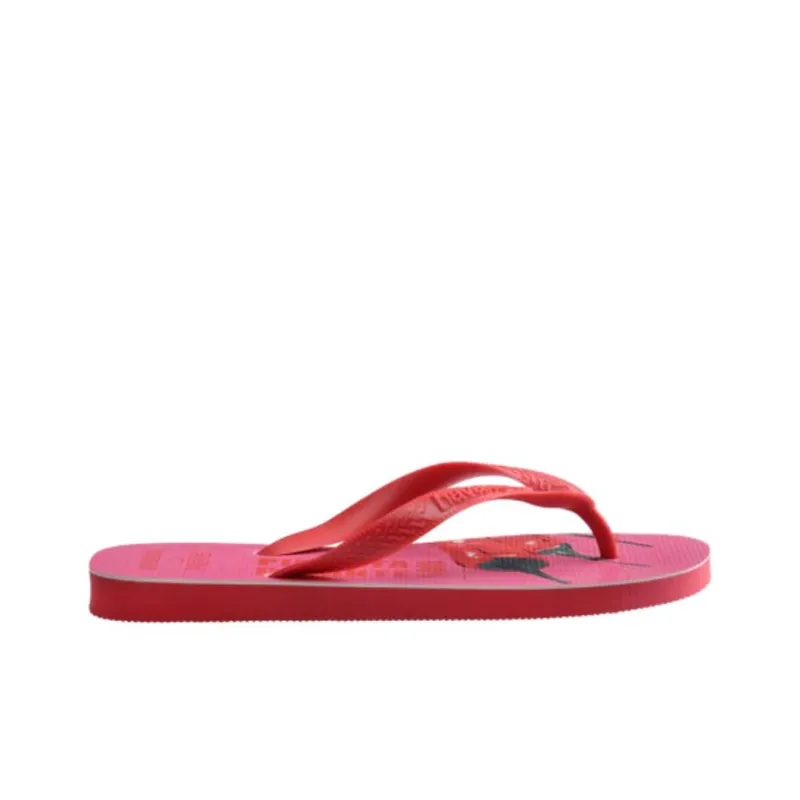 FARM RIO x Havaianas Flip Flops Women's Rose Red-1