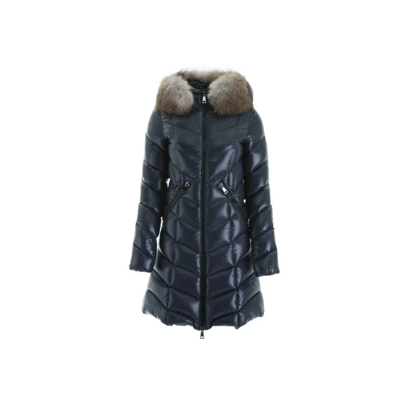 Moncler Down Jacket Women's Dark Blue-0