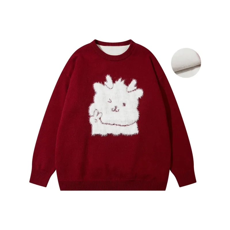 Libito Fleece Lined Sweater Unisex-5