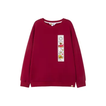 B.Duck Sweatshirts Women's Red