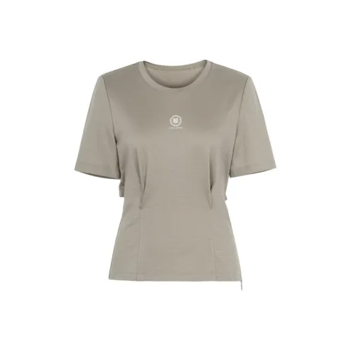 XG T Shirt Women's Yellow Green