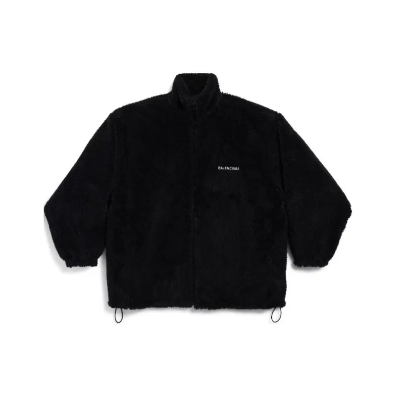 Balenciaga Jackets Coats Women's Black-0
