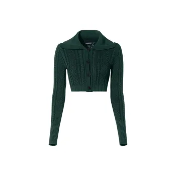 Jacquemus Bela Cropped Knit Cardigan
