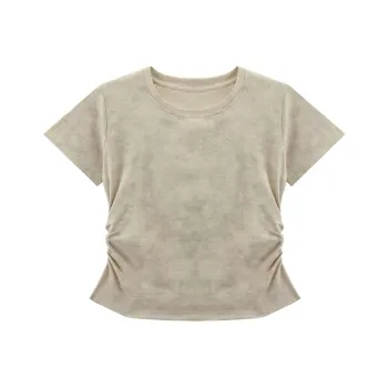 Kele Coco T Shirt Women's Tie Dye Khaki