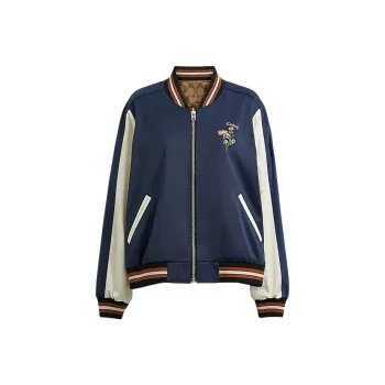 COACH SS24 Jackets Coats Women's Navy