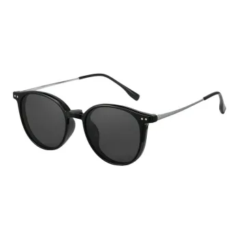 CYXUS TR90 Round Sunglasses Men's
