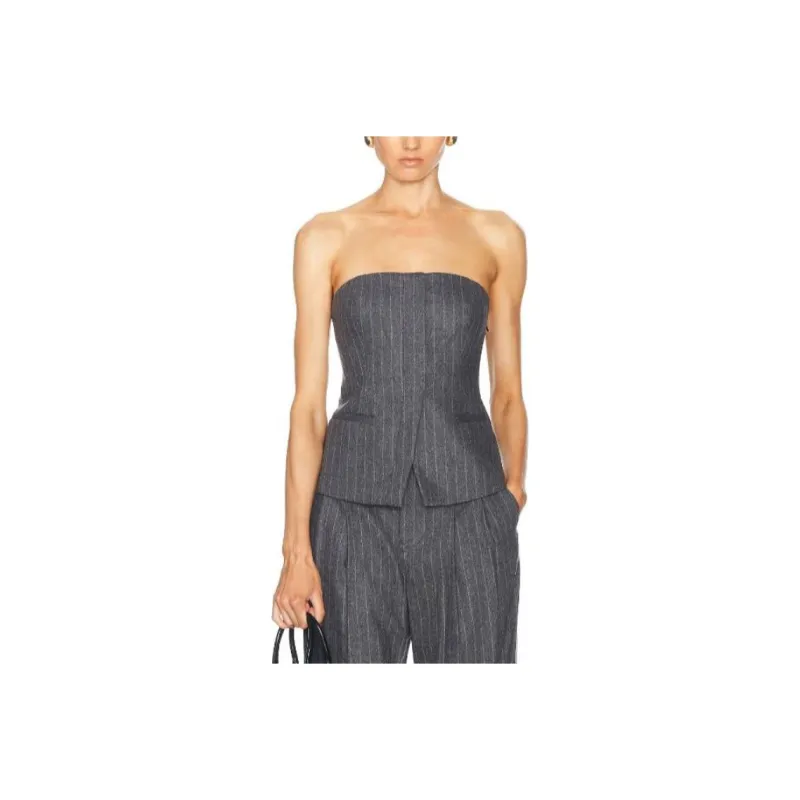 A.L.C. Strapless Top Women's Gray-0