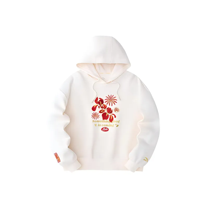 Anta Sports Life Collection Sweatshirt Women's Corn White/Floral-0