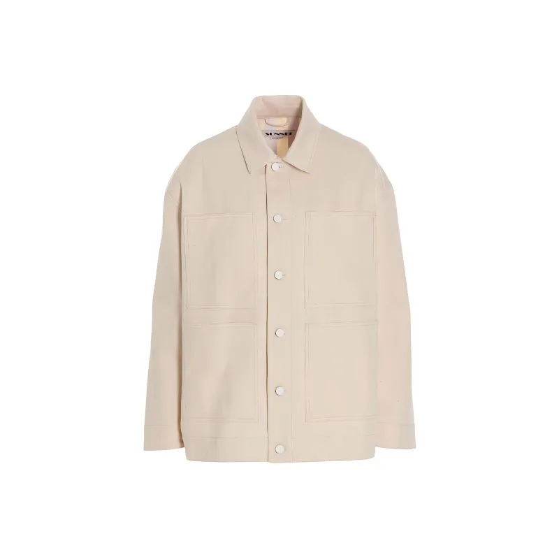 Sunnei Oversized Buttoned Jacket-0