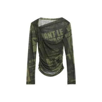 Bebe FW24 T Shirt Women's Army Green