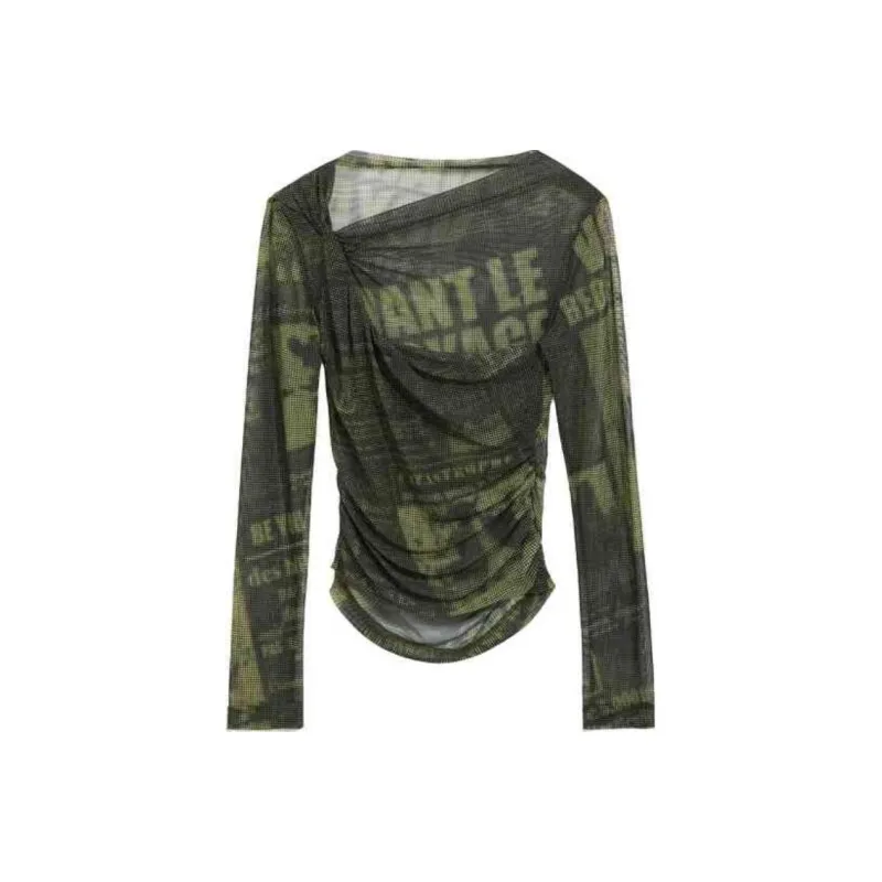 Bebe FW24 T Shirt Women's Army Green-0