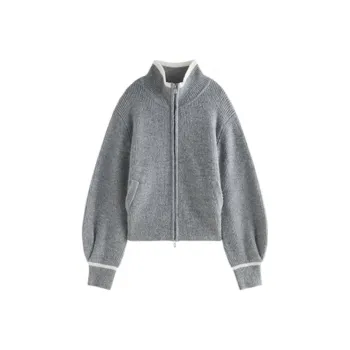 FANSILANEN Coat Sweater Knitwear Women's Gray