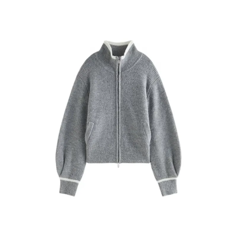 FANSILANEN Coat Sweater Knitwear Women's Gray-0