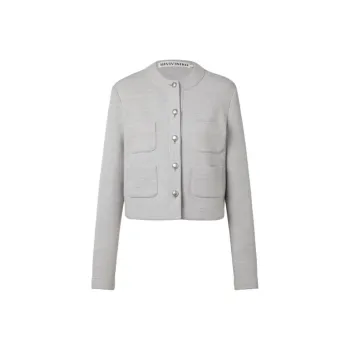 III VIVINIKO Jackets & Coats Women's Light Gray