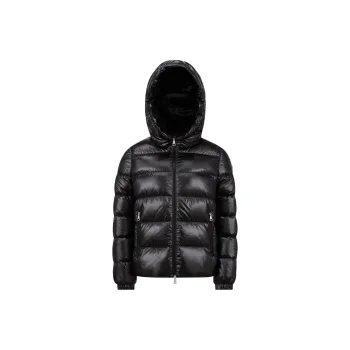 Moncler Biron Logo Patch Padded Jacket