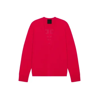 GIVENCHY Cardigan In Cashmere And Silk Knitwear Women's Red