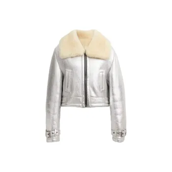 COACH Jackets Women's Silver