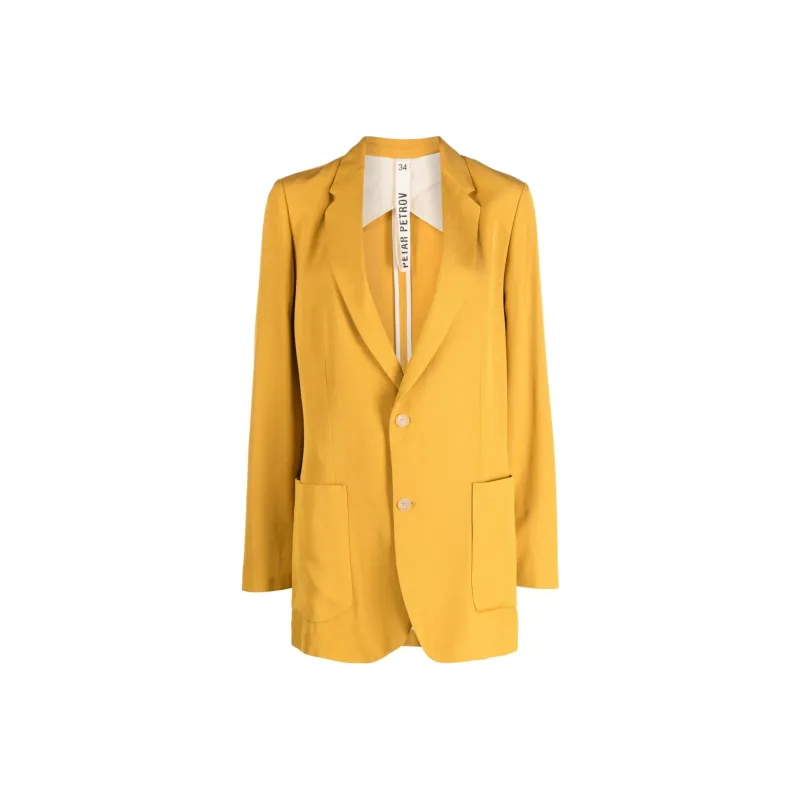 Petar Petrov Jackets Women's Mustard Yellow-0