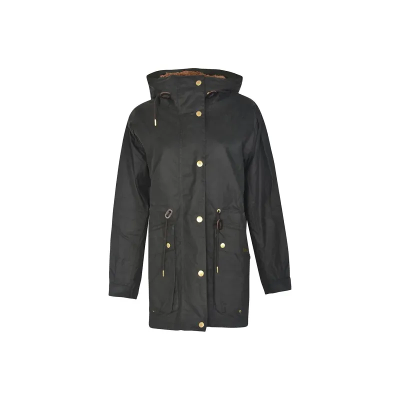 BARBOUR Funnel-Neck Drawstring Long-Sleeved Coat-0