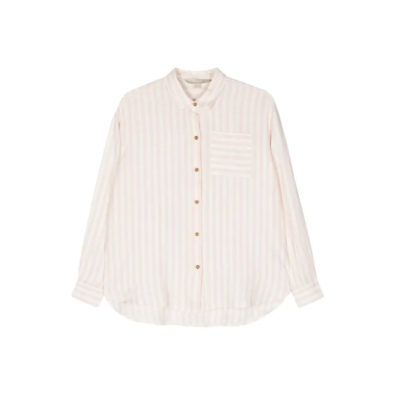 BARBOUR Annie Striped Linen Shirt-0