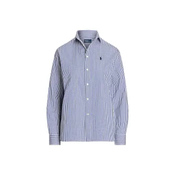 Polo Ralph Lauren Relaxed Fit Pinstriped Shirt