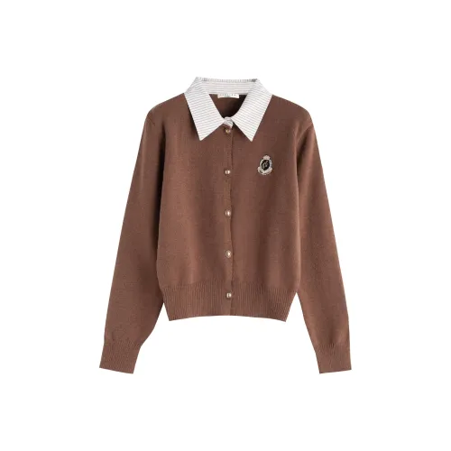 Tonlion Knitwear Women's Coffee