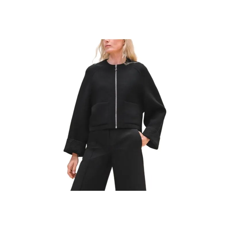 HERMES Jackets Coats Women's Black-0