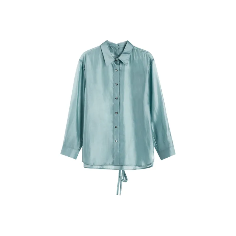 THE SEA LIFE Shirt Women's Sky Blue-0