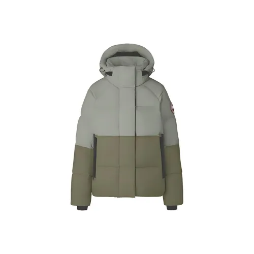 Canada Goose FW22 Down Jacket Women's Ash Green/Army Green/Dark Blue Multicolor