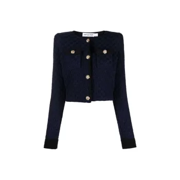 Self portrait Jackets Coats Women's Marine Blue