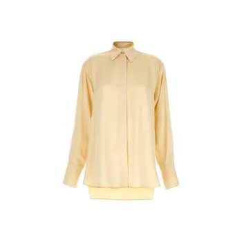 JIL SANDER Concealed Fastened Satin Shirt
