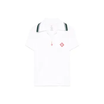 CASABLANCA Ribbed collar Shirt
