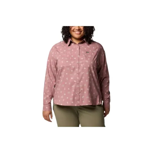 Columbia Silver Ridge Omni-Shade Omni-Wick Shirt Women's Pink