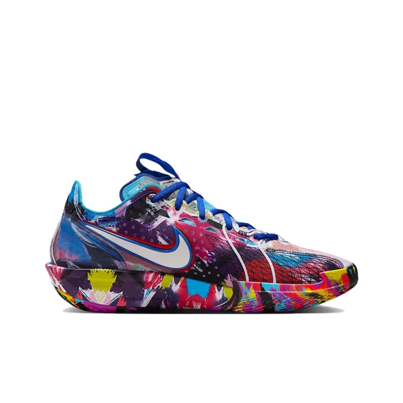 Jewel Lloyd x Nike G.T. Cut 3 Anti Slip Wear Resistant Low Top Basketball Shoes Unisex Blue Red-1