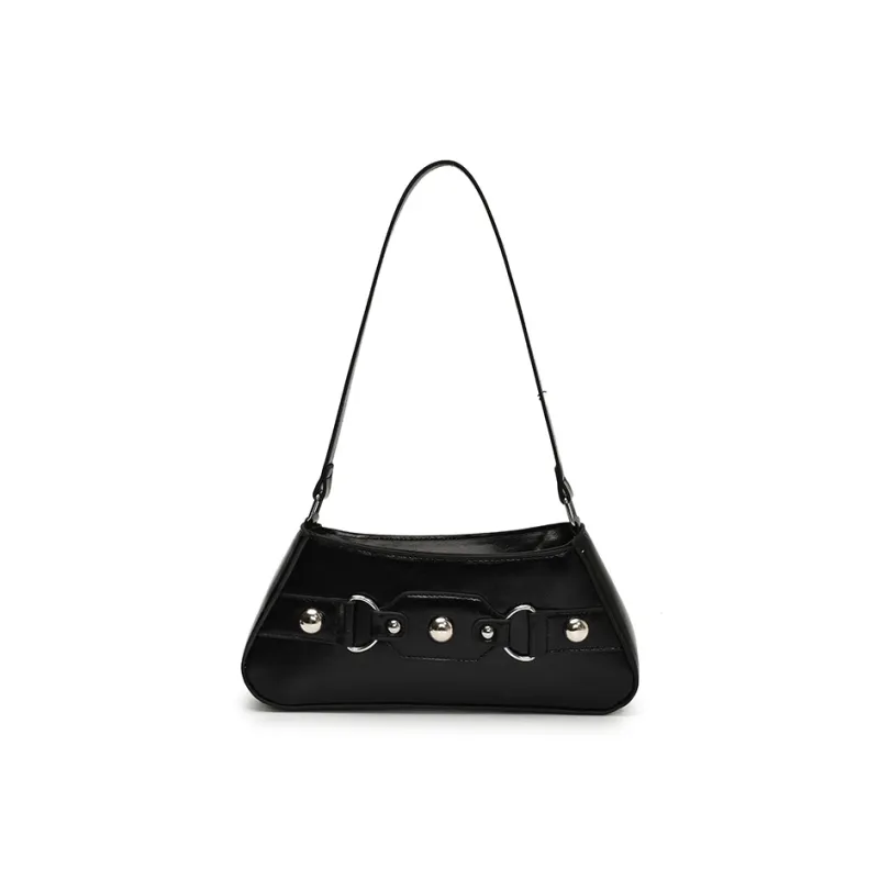 RIVMIND PU Shoulder Bag Women's White/Pink/Blue/Silver/Black/Gray-25
