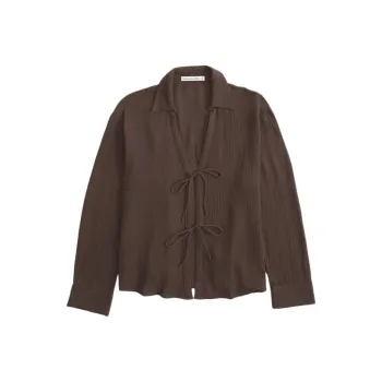 Abercrombie＆Fitch Shirt Women's Dark Brown