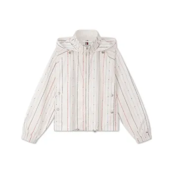 Tommy Hilfiger Jacket Women's White Stripes