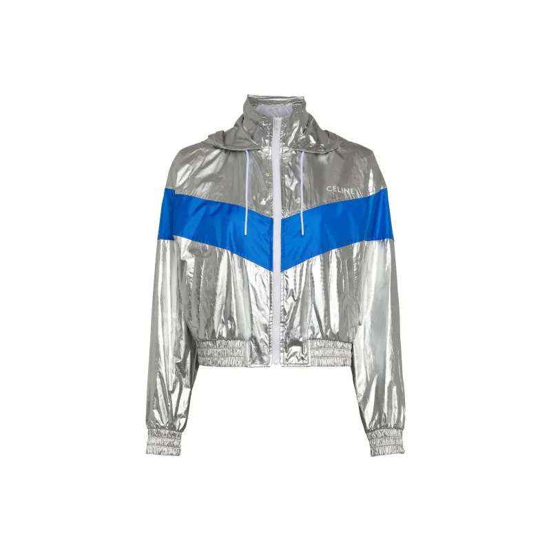 CELINE Zip Up Track Hooded Jacket-0